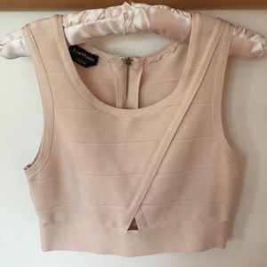 Bebe Bandage Crop Top